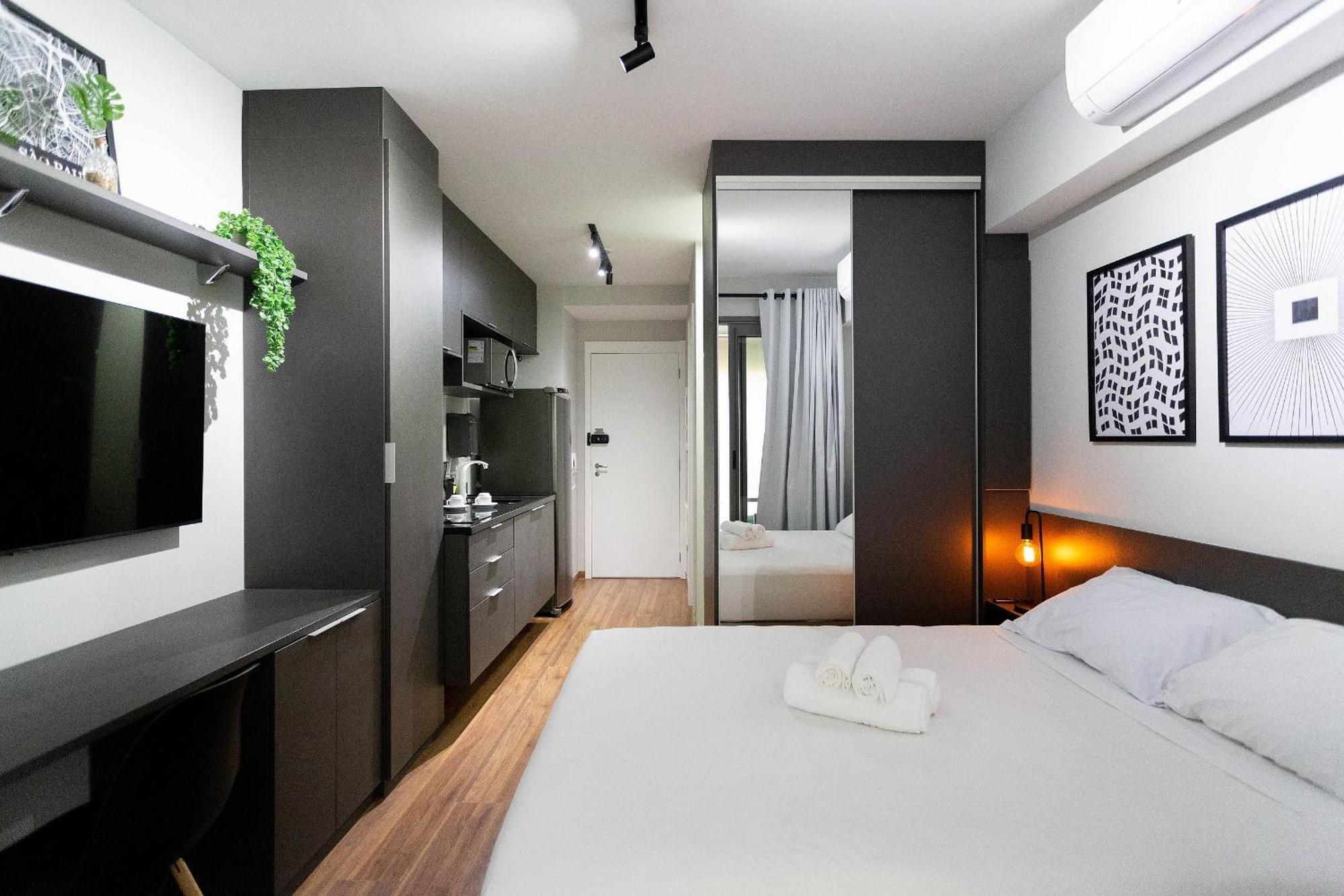 Hub Vila Madalena - Studios Por Temporada São Paulo Buitenkant foto