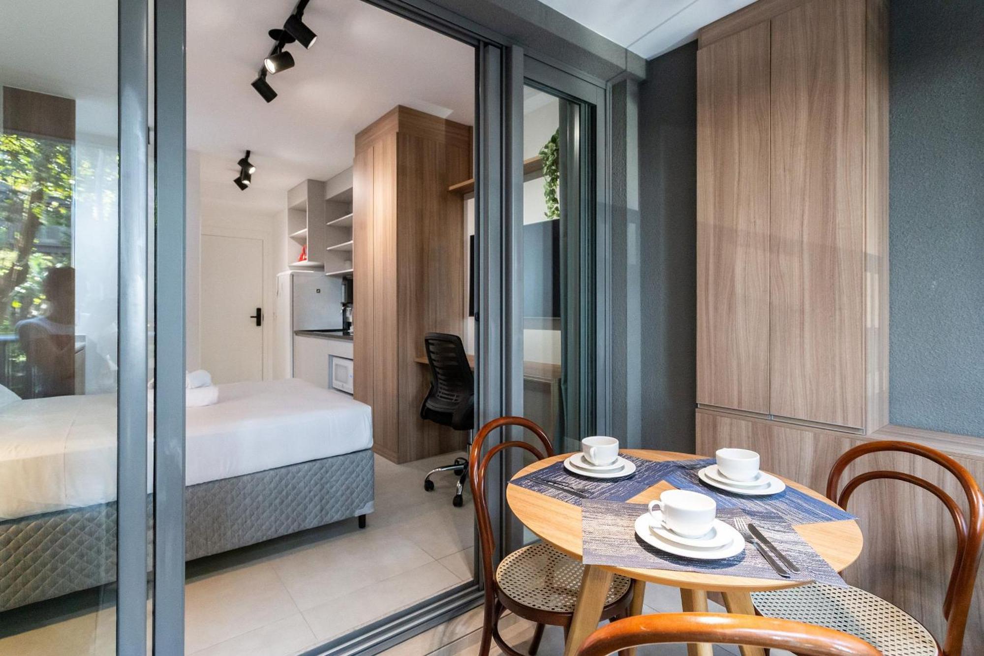 Hub Vila Madalena - Studios Por Temporada São Paulo Buitenkant foto
